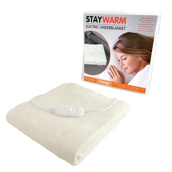 Lloytron Stay Warm Luxury Washable Electric Underblanket