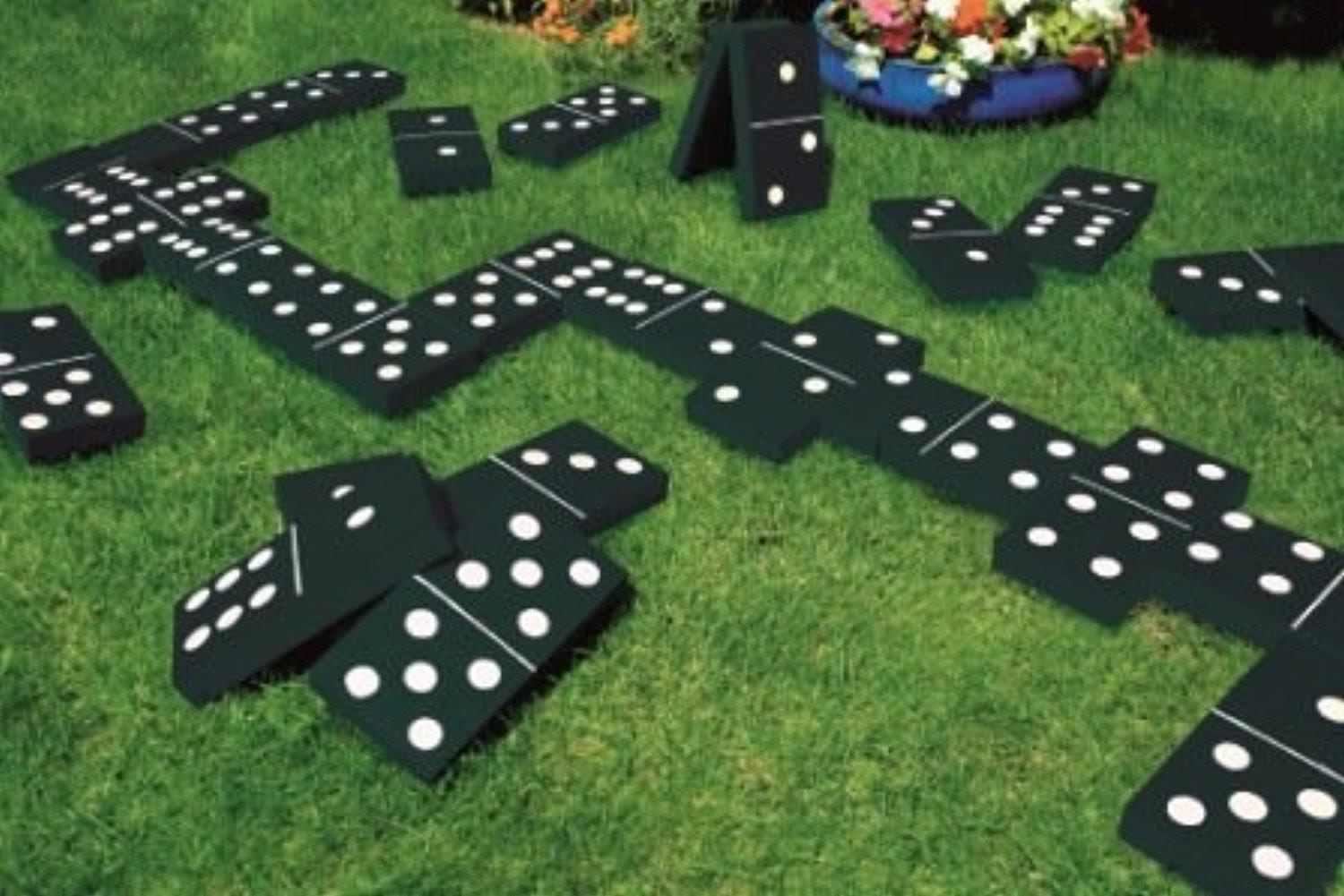 My Garden Giant Dominoes Patio Outdoor Game For Kids & Family Summer