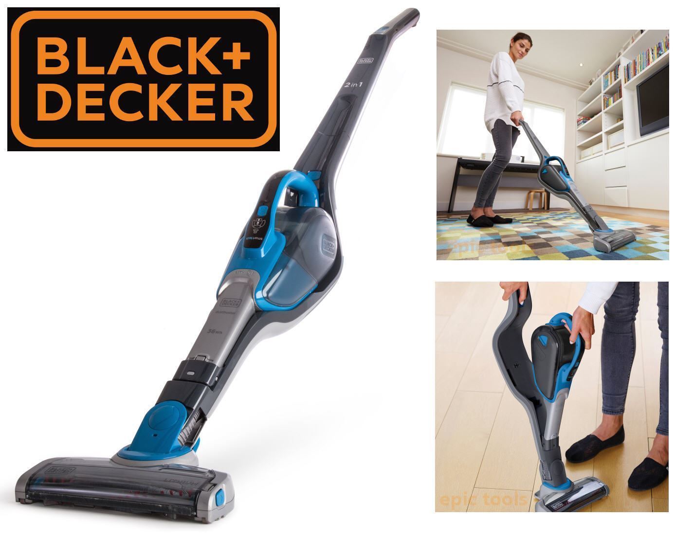 BLACK & DECKER 2 in 1 Cordless Stick Vacuum Cleaner 18v Lithiumion