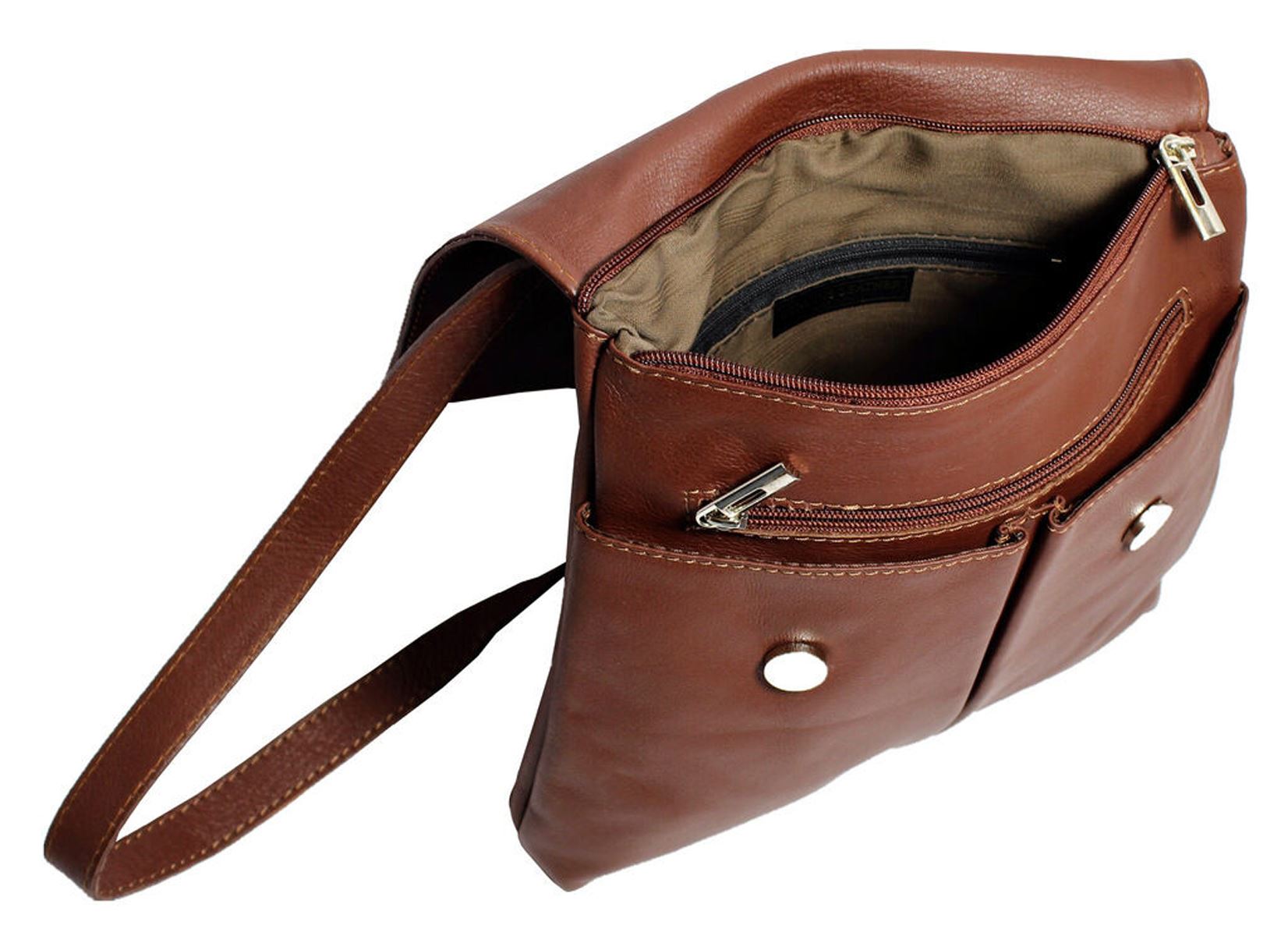 Crossbody Italian Leather Handbags IUCN Water