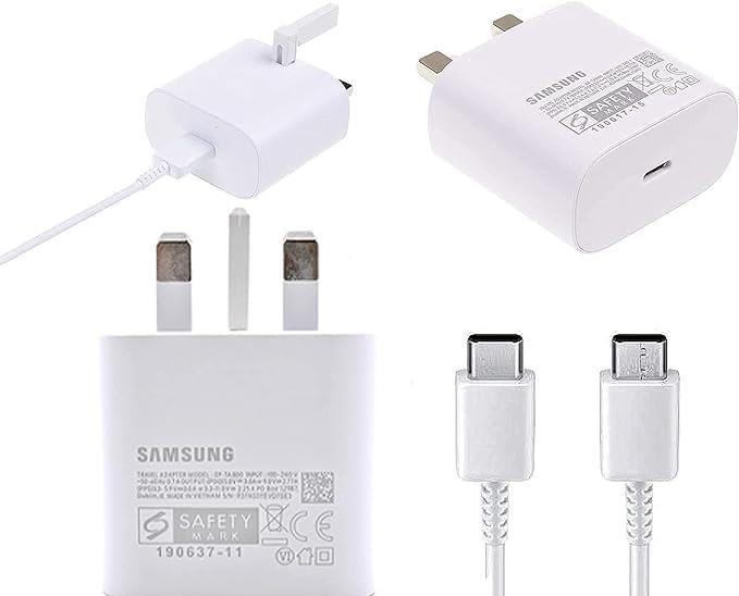 Super Fast 25W Charger USB-C to C Cable For Samsung Galaxy S20 FE S23 S24 Ultra - Picture 10 of 11