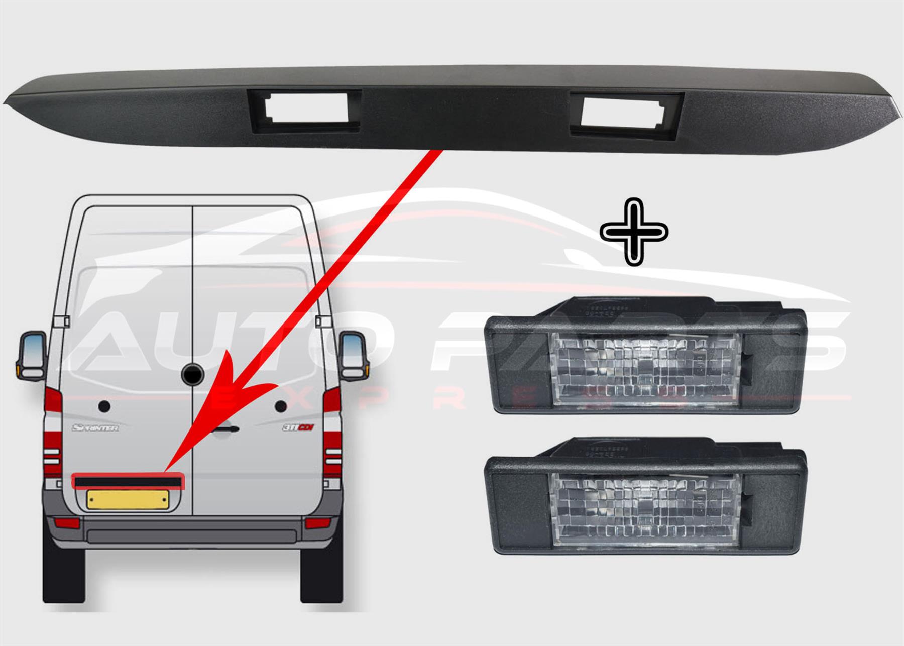 mercedes benz sprinter license plate light replacement