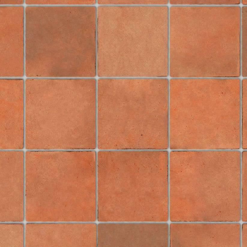 Dolls House Large Terracotta Tiles Embossed Card Sheet Traditional Flooring 1:12