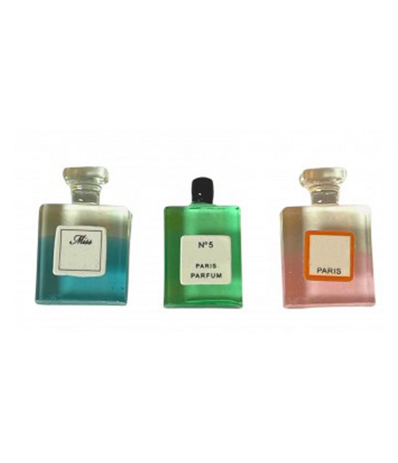 Dolls House 3 Bottles of Ladies Perfume Miniature Bedroom Shop Accessory 1:12