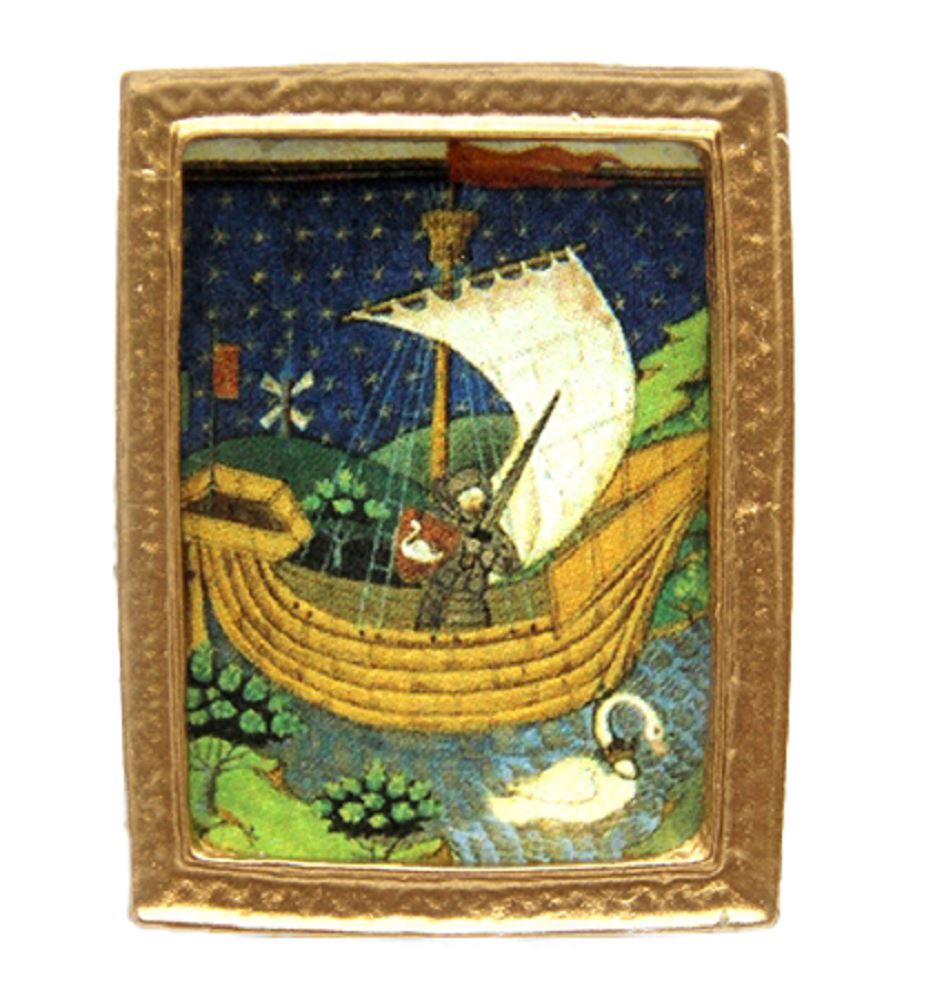 Mini Bateau Pêche Décoration 2x3x5cm - Résine - Aléatoire - Pour Table, Maison Poupee, Jardin Féerique