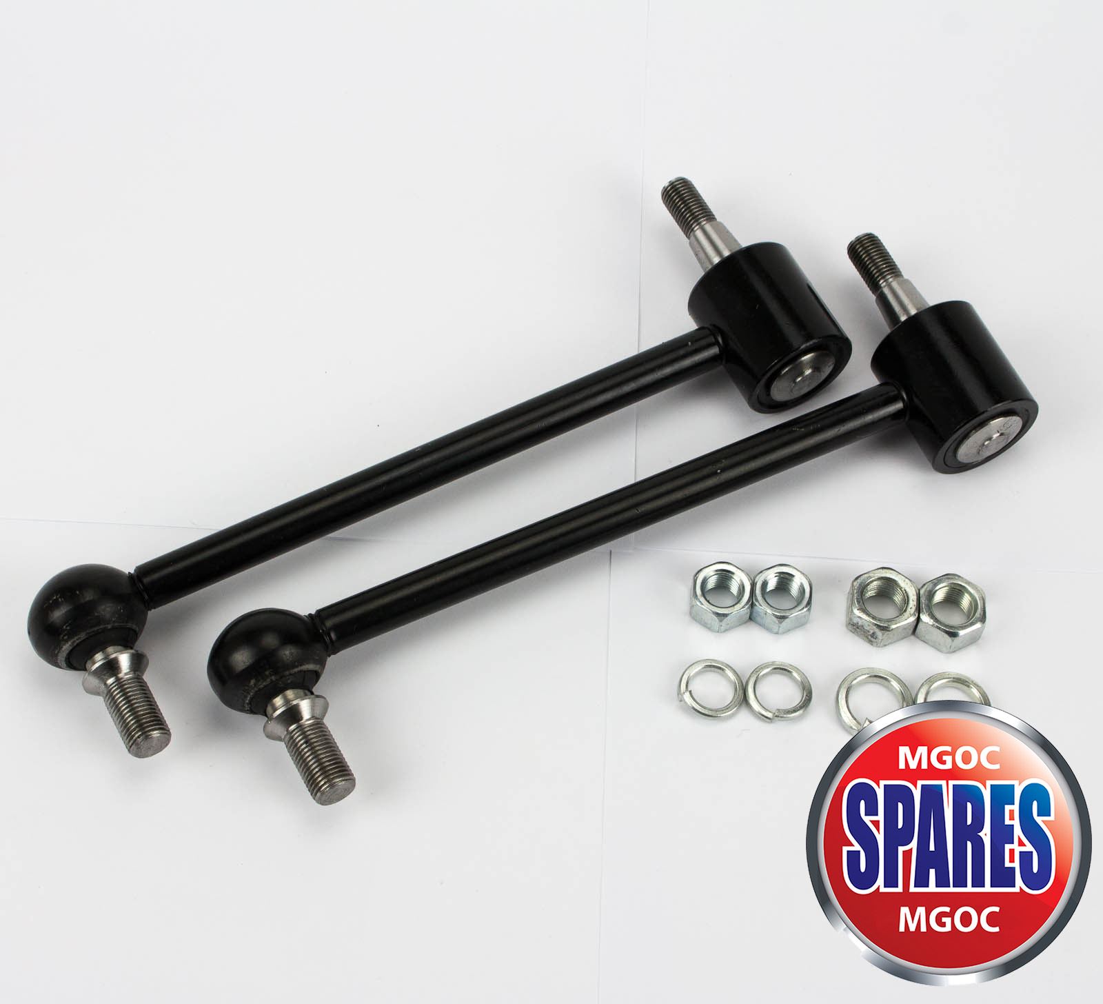 Chrome Bumper 1962-74 Only x2 MGB MG B 1800 /& V8 Rear Damper Drop Links