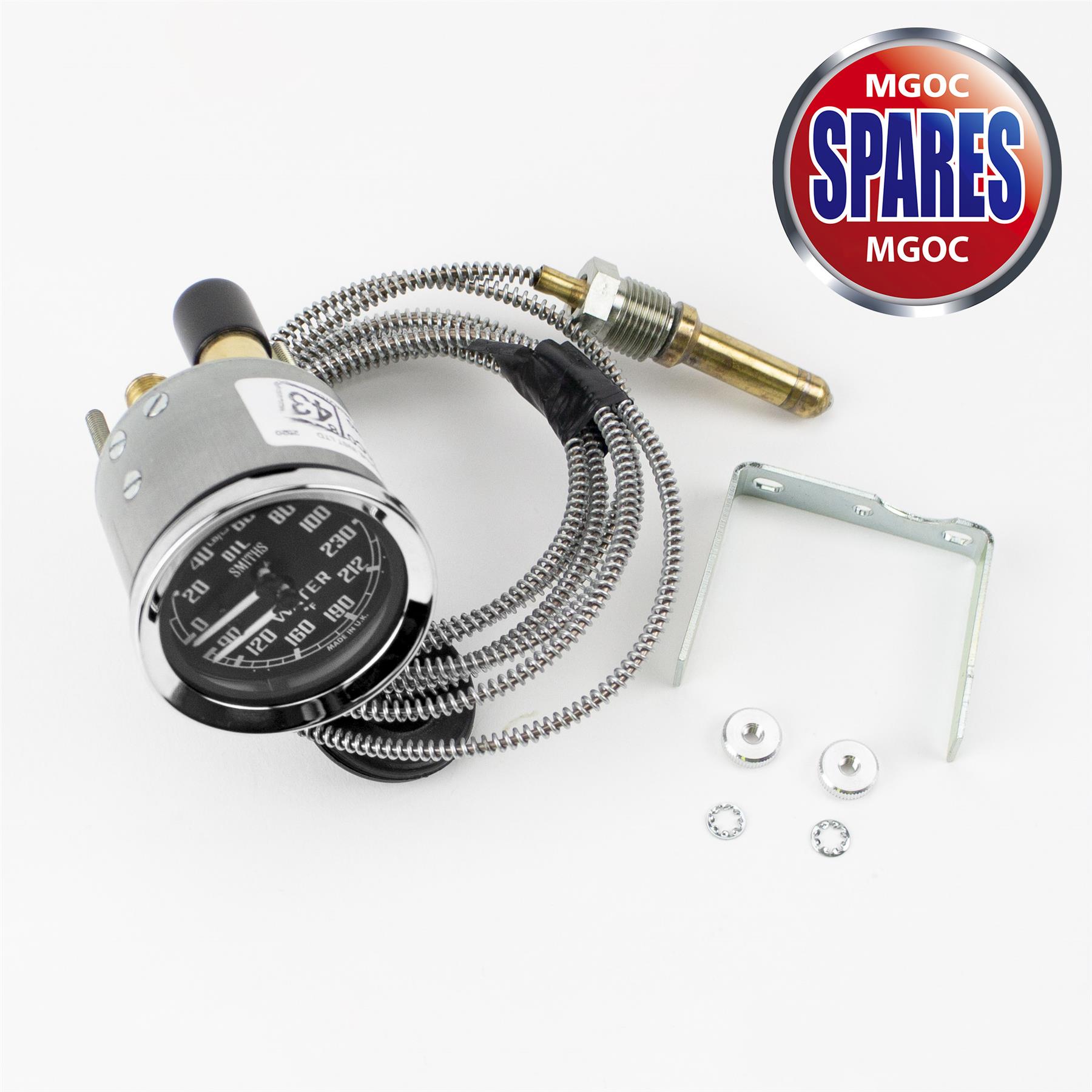 Classic MGB/MG Midget Smith Oil Pressure & Water Temp Gauge F BHA4737