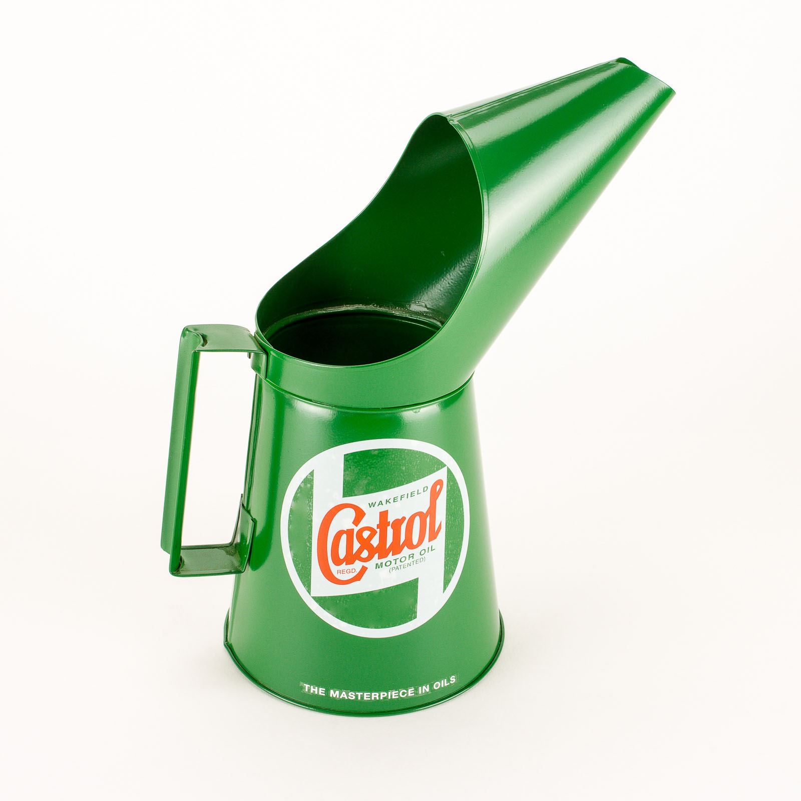 Genuine Castrol Classic Oil Jug Pourer Pouring Can Retro Quart Large 2