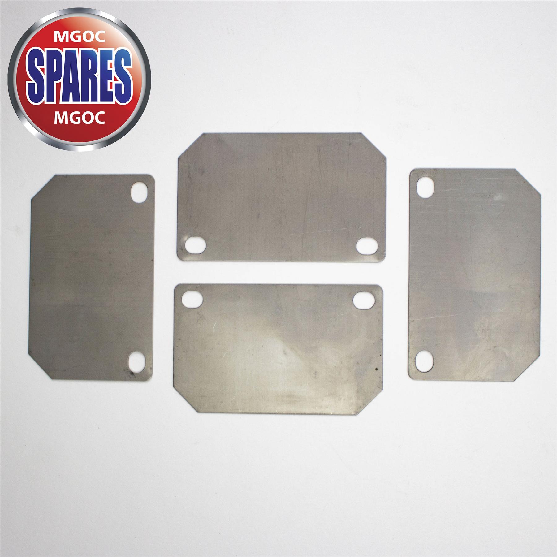 Classic MG MGC Set of Brake Pad Anti Squeal Shims Metal (x4) 27H2953 eBay
