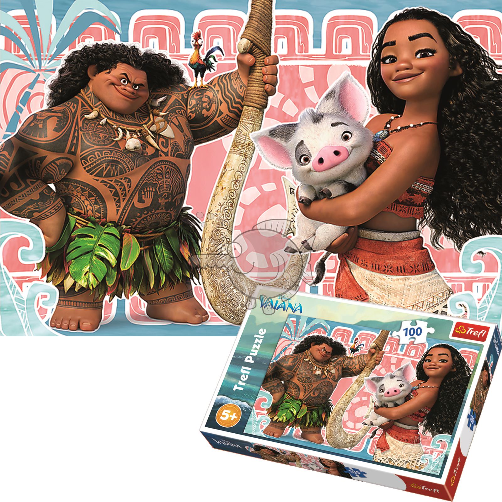 Piece Jigsaw Puzzle For Kids Vaiana Trefl 16298 Vaiana and Friends Puzzle