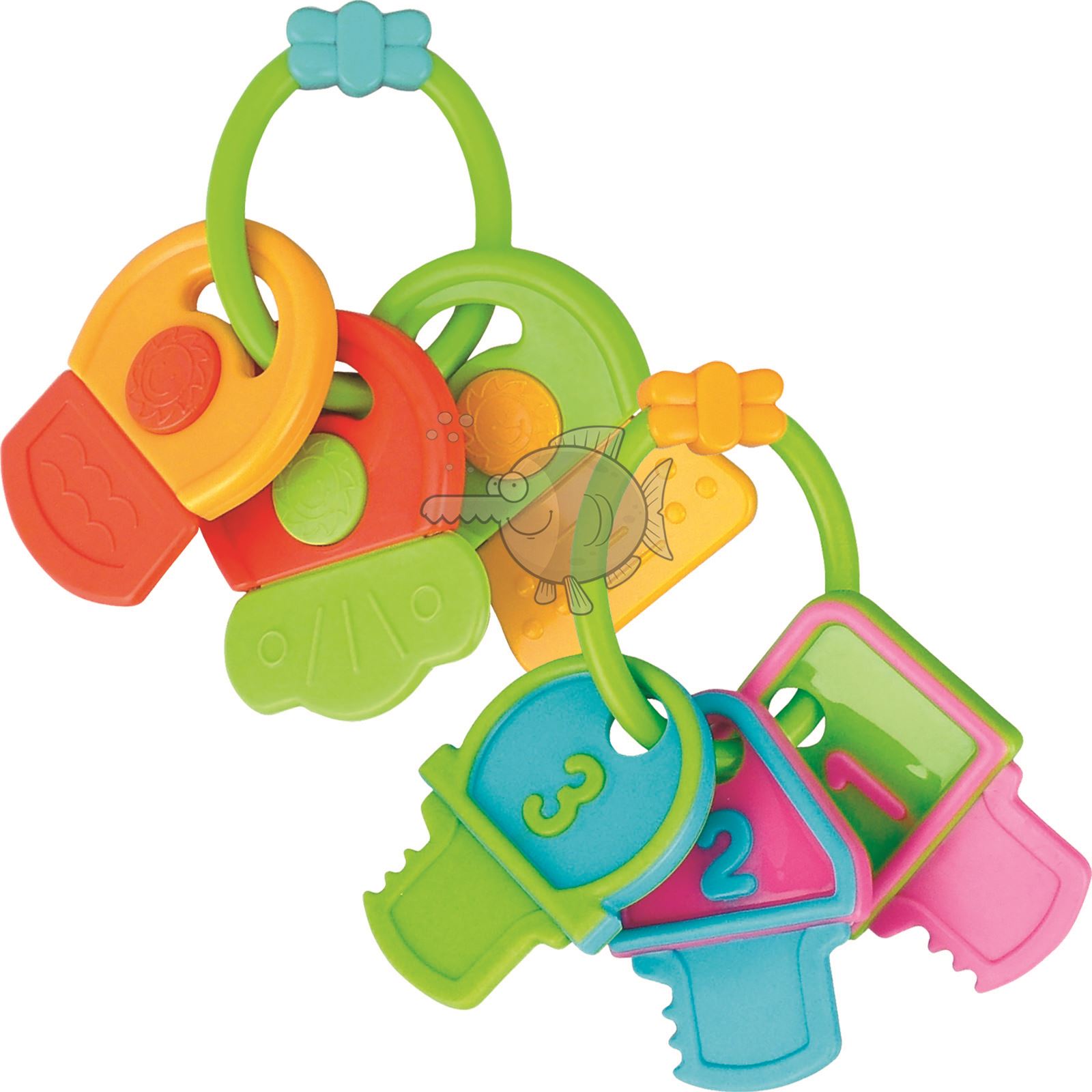 BPA free Baby Teether with Rattle Soft Bite Teether Teething Soothing 0m