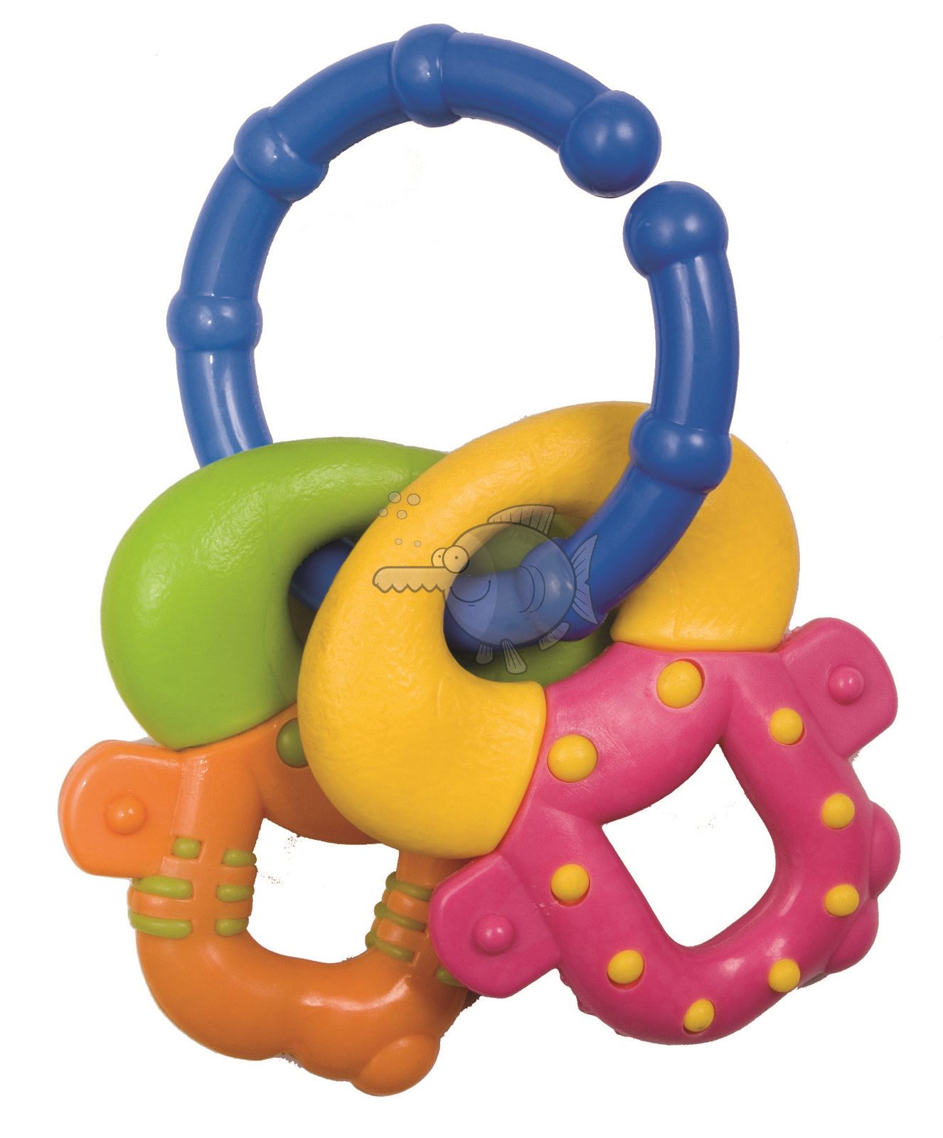 Plastic Baby Hand Shake Bell Ring Rattles Teether Toys Baby Educational