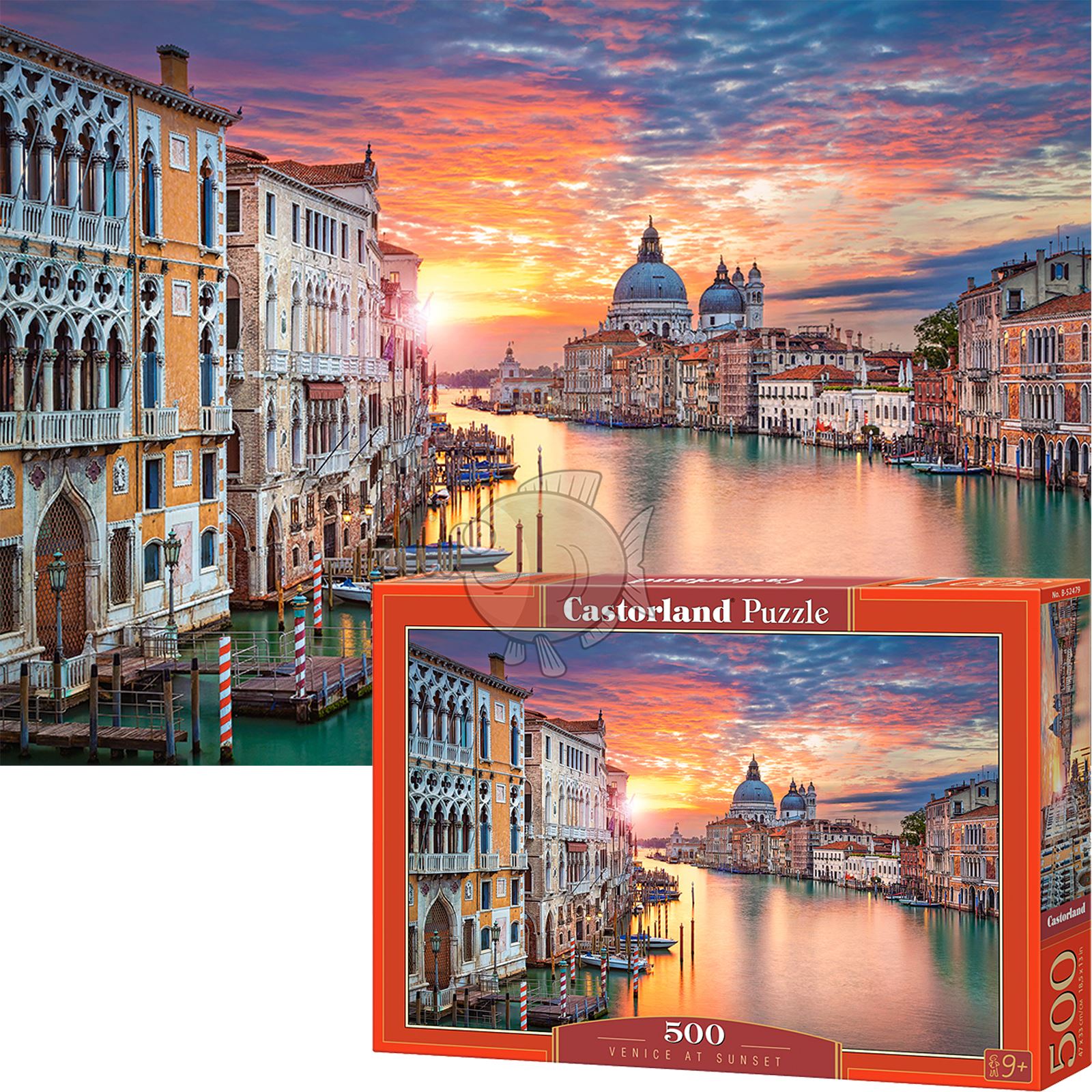 Piece Jigsaw Puzzle Venice at Sunset 500 piece jigsaw puzzle of venice