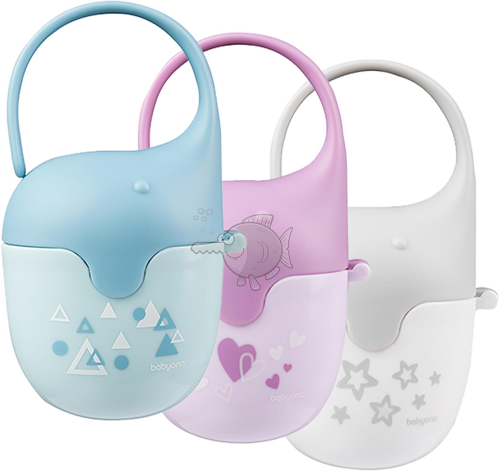 3PC Plastic Baby Infant Travel Soother Pacifier Dummy Portable Storage Case Box