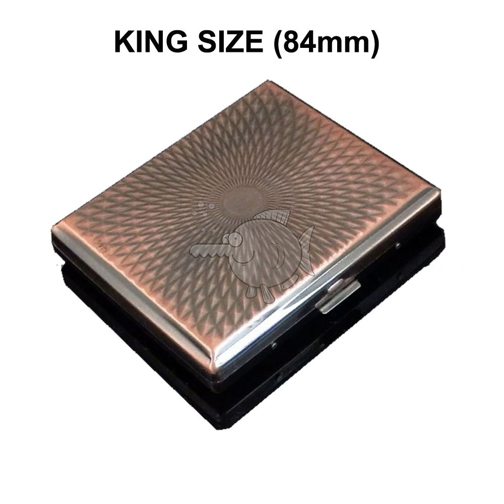Cigarette Case Super King Size Metal Box Holder Big Cases Tobacco 20