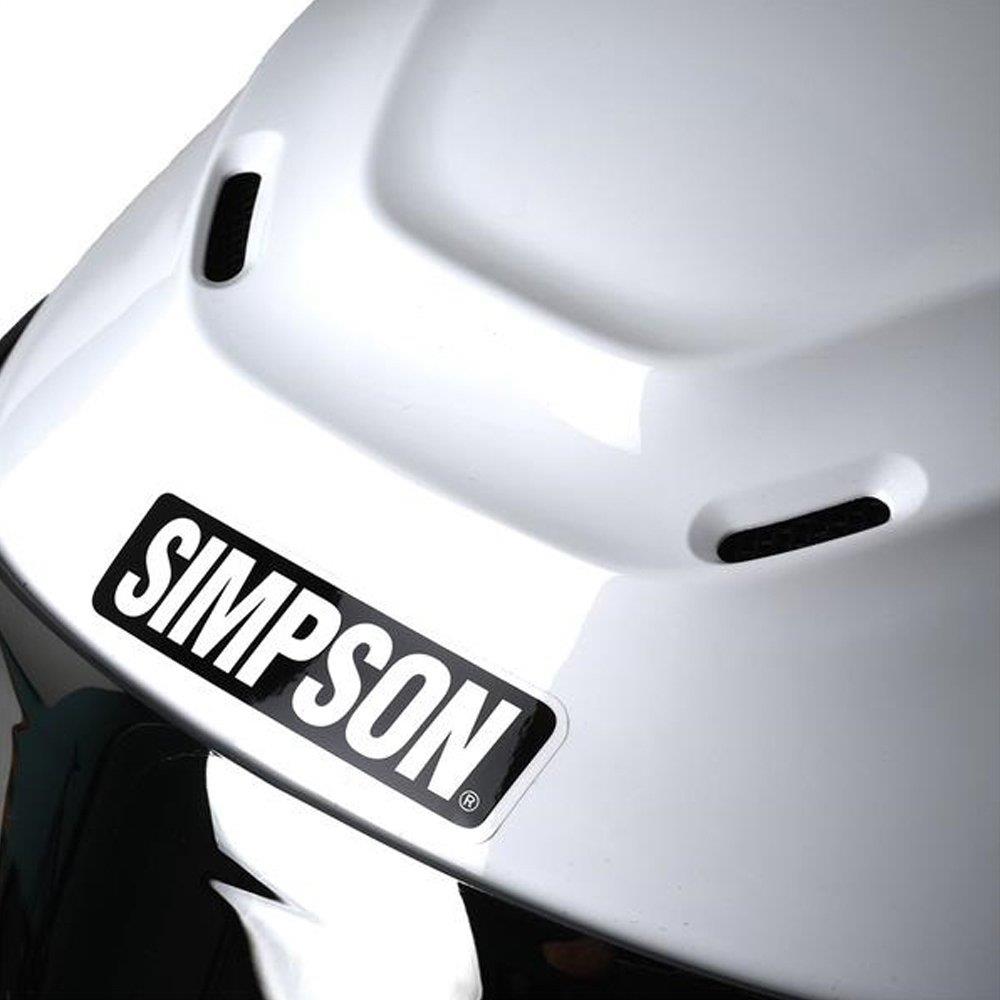 Simpson Speed Solid Full Face Motorcycle Motorbike Road Crash Helmet ECE 22.06 - Picture 9 of 9