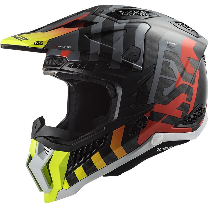 LS2 MX703 X-Force Carbon Off-Road Motorcycle MX Enduro Motocross Helmet - Picture 11 of 13
