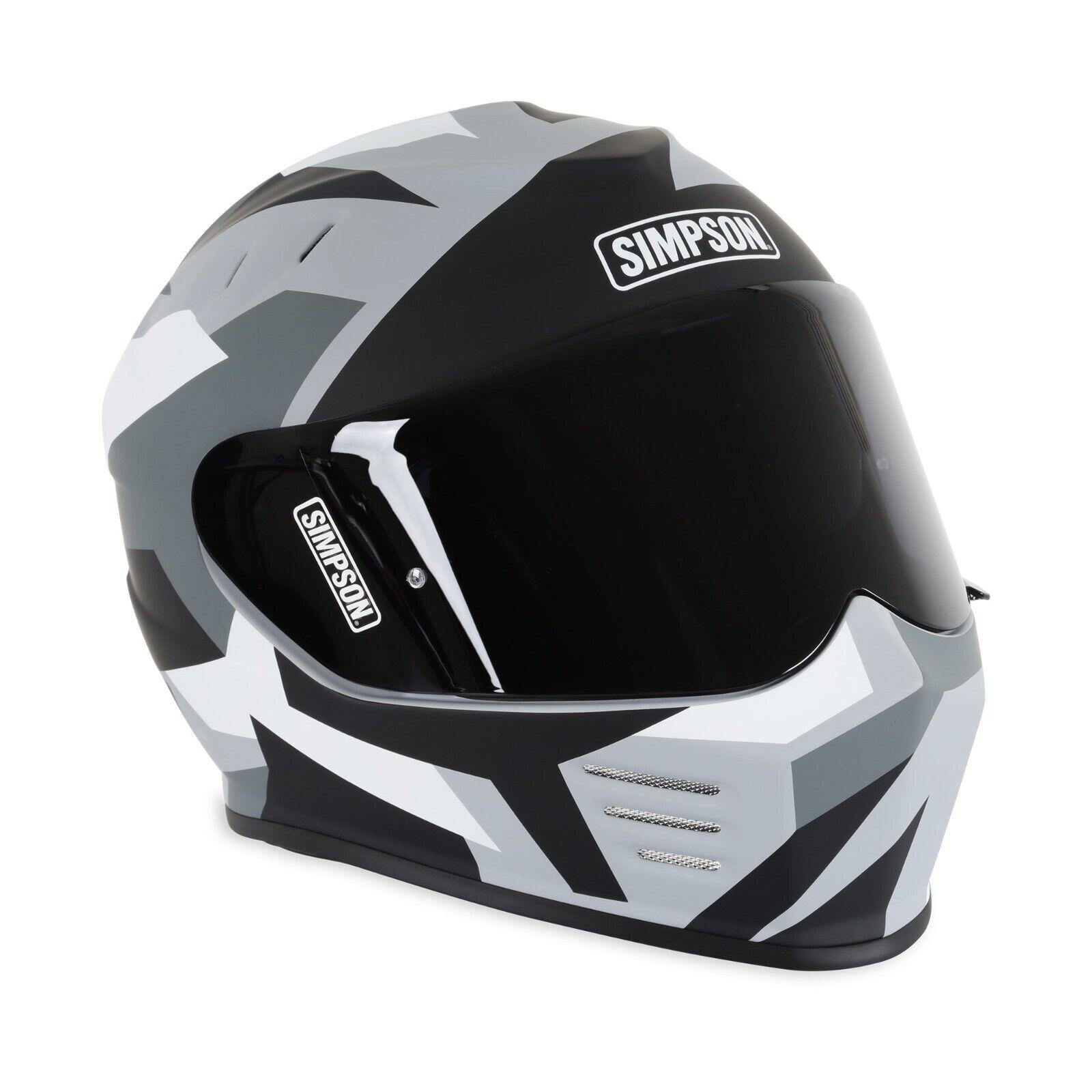 Simpson Venom Full Face Motorcycle Motorbike Sports Touring Helmet ECE 22-06 - Picture 14 of 15