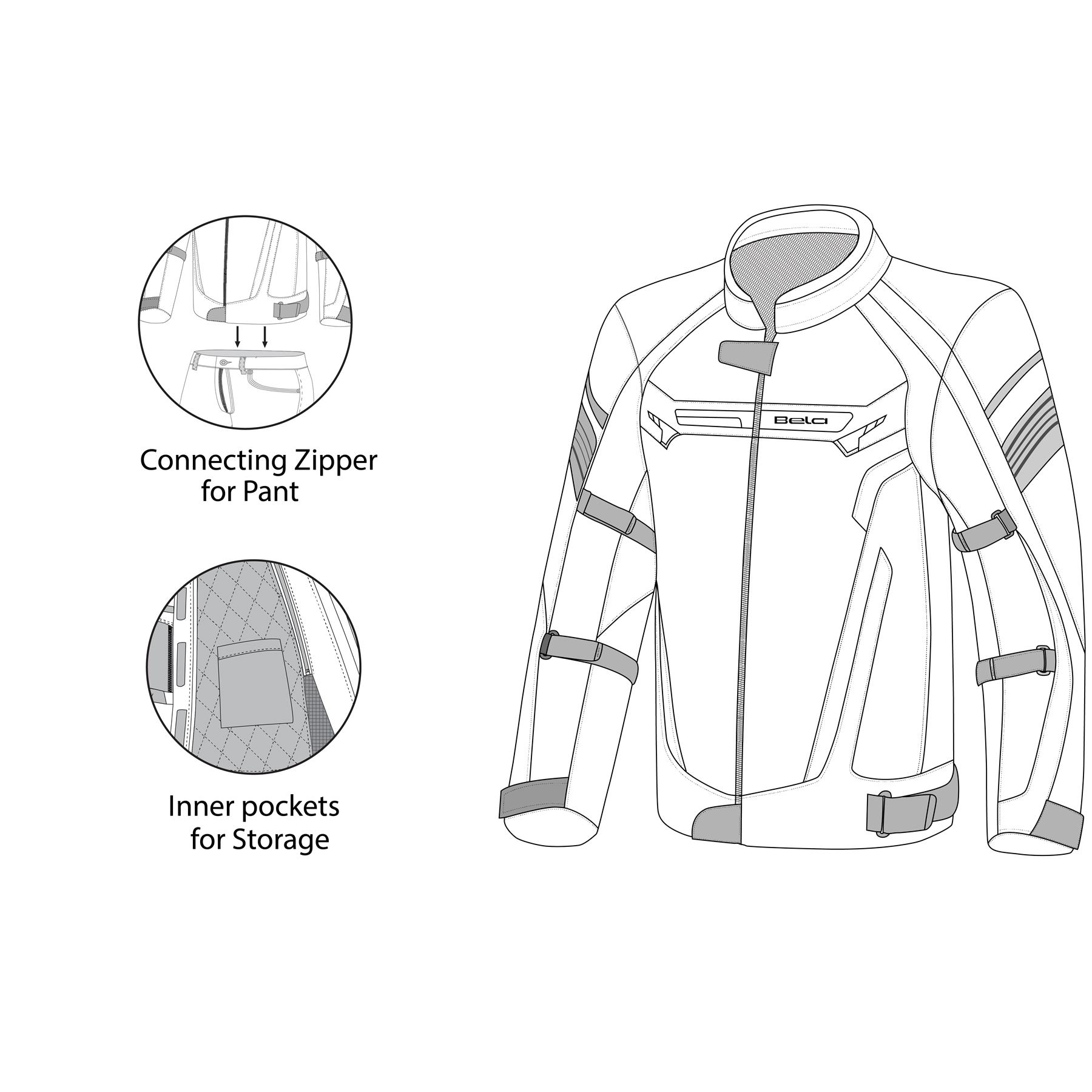 Highland Lady 4 Seasons Motorcycle Jacket Motorbike Women Armoured Jackets CE - Picture 12 of 13