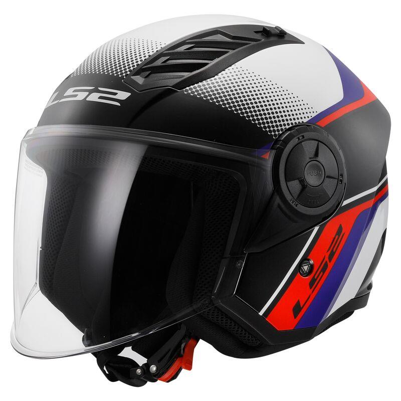 LS2 OF616 Airflow II Motorcycle Motorbike Touring Open Face Scooter Helmet - Picture 6 of 14