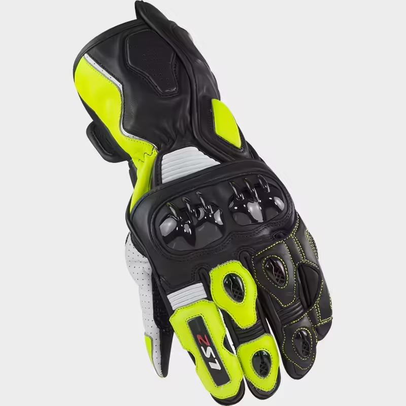 LS2 Swift Herren Sport Motorrad Rennstil Motorrad Rennbahn Handschuhe - Bild 4 von 7