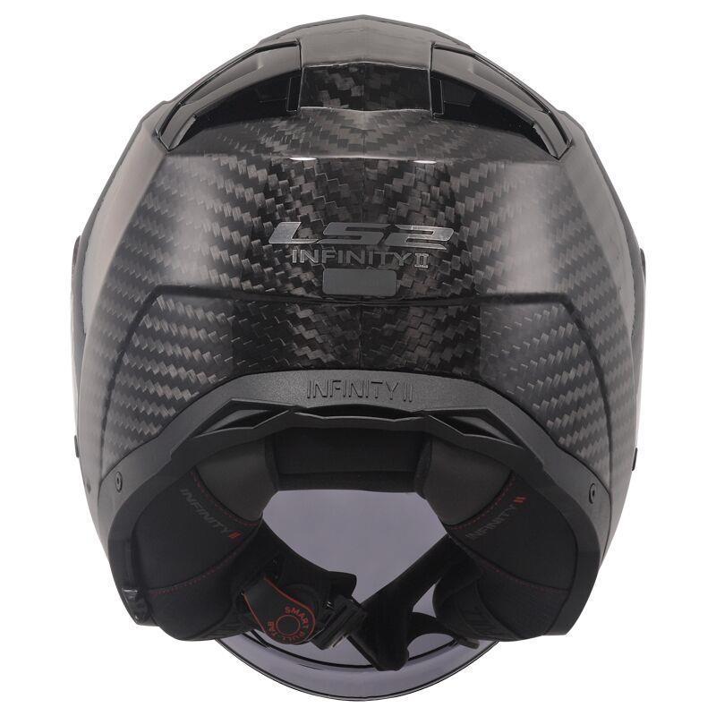 LS2 OF603 Infinity II Carbon Fibre Open-Face Motorcycle Helmet Lightweight - Picture 8 of 10
