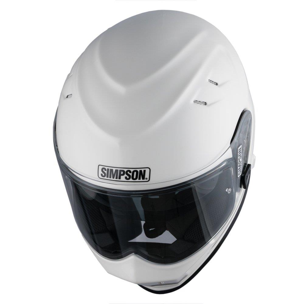 Simpson Venom Solid Motorcycle Motorbike Sports Biker Full Face Touring Helmet - Picture 9 of 13