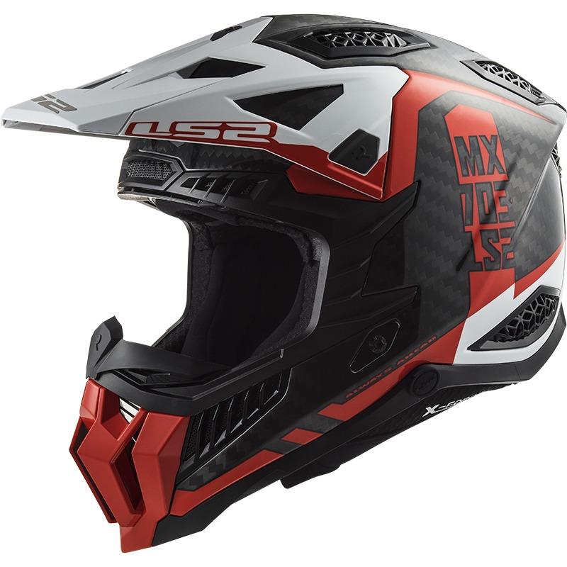 LS2 MX703 X-Force Carbon Off-Road Motorcycle MX Enduro Motocross Helmet - Picture 12 of 13