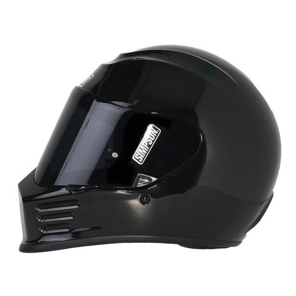 Simpson Speed Solid Full Face Motorcycle Motorbike Road Crash Helmet ECE 22.06 - Picture 4 of 9