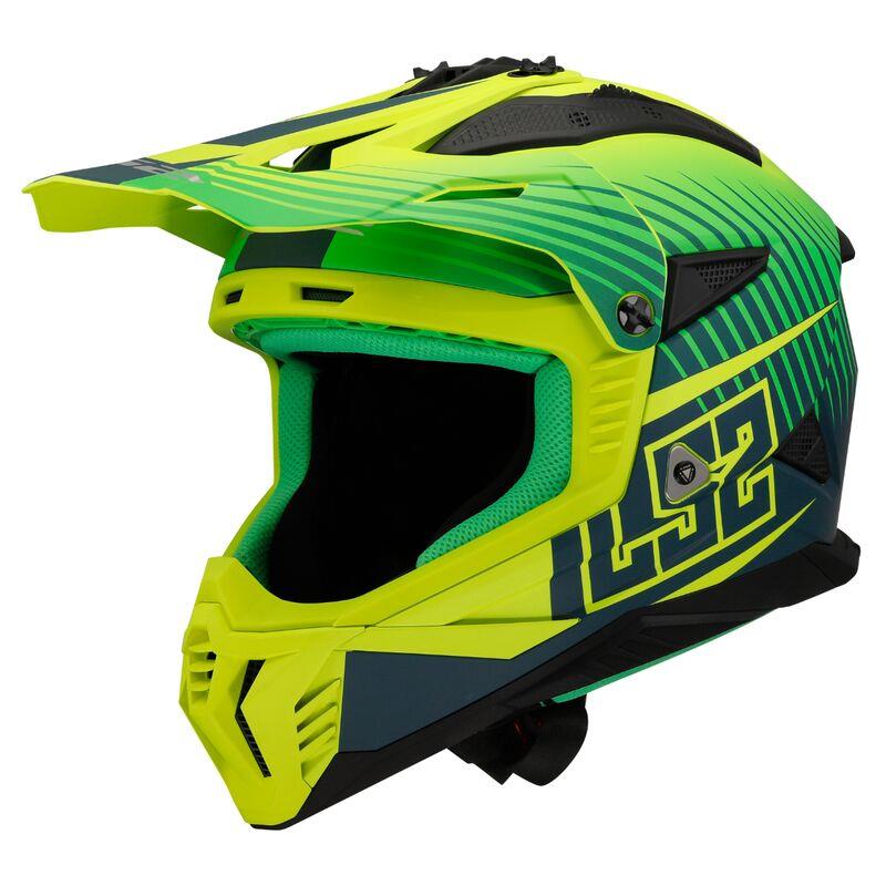 LS2 MX708 FAST II ECE22.06 LIGHTWEIGHT OFF ROAD MOTORBIKE HELMET MX QUAD ENDURO - Picture 3 of 11