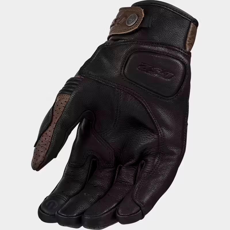 LS2 Duster Men’s Motorcycle Motorbike Leather Touring Gloves Touch Screen CE - Picture 9 of 13