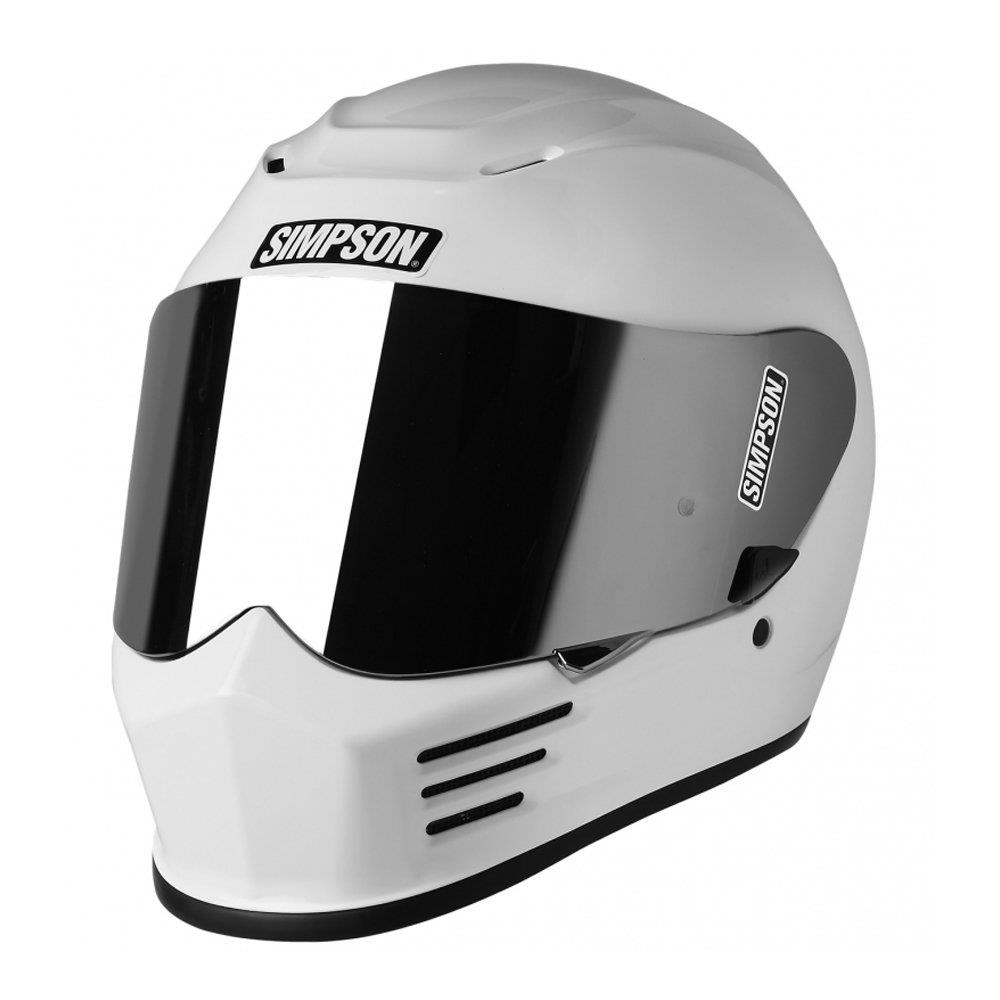 Simpson Speed Solid Full Face Motorcycle Motorbike Road Crash Helmet ECE 22.06 - Picture 7 of 9