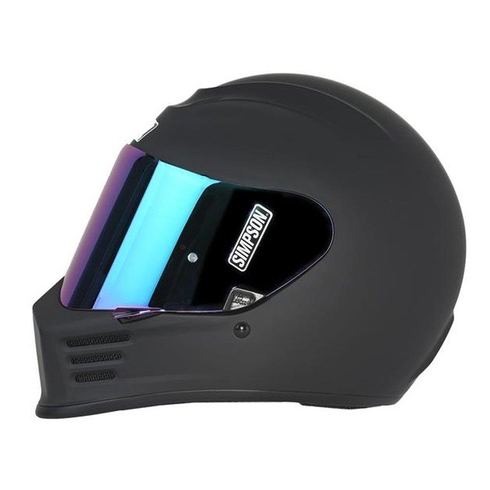 Simpson Speed Solid Full Face Motorcycle Motorbike Road Crash Helmet ECE 22.06 - Picture 6 of 9