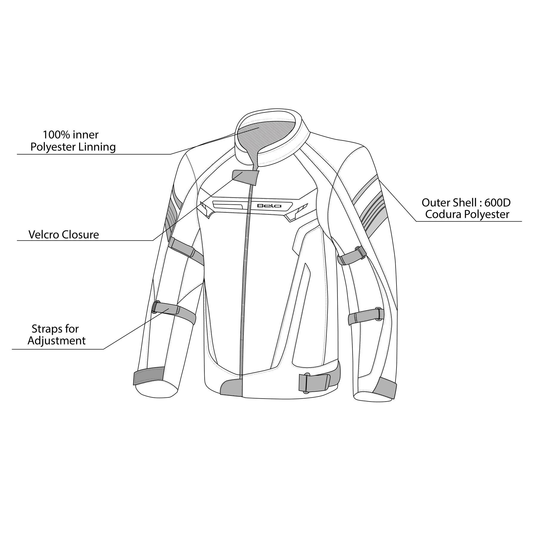 Highland Lady 4 Seasons Motorcycle Jacket Motorbike Women Armoured Jackets CE - Picture 13 of 13