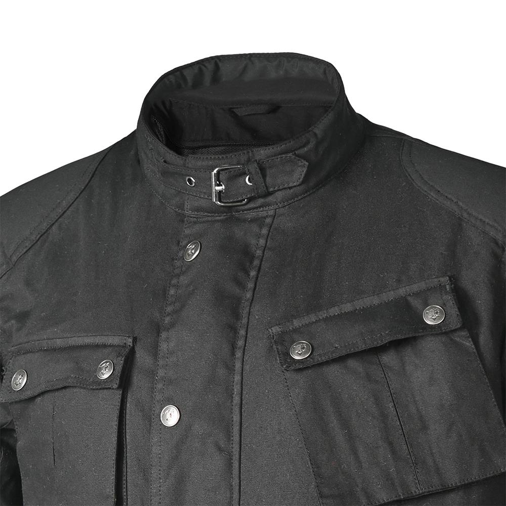 BELA Tectical Wax Cotton Urban Touring Men’s Motorcycle Motorbike Jacket Vintage - Picture 10 of 25