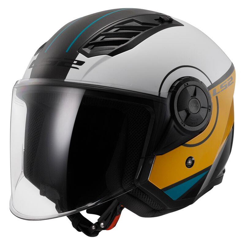 LS2 OF616 Airflow II Motorcycle Motorbike Touring Open Face Scooter Helmet - Picture 5 of 14