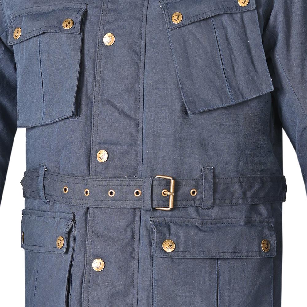 BELA Tectical Wax Cotton Urban Touring Men’s Motorcycle Motorbike Jacket Vintage - Picture 18 of 25