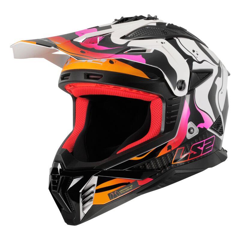 LS2 MX708 FAST II ECE22.06 LIGHTWEIGHT OFF ROAD MOTORBIKE HELMET MX QUAD ENDURO - Picture 11 of 11