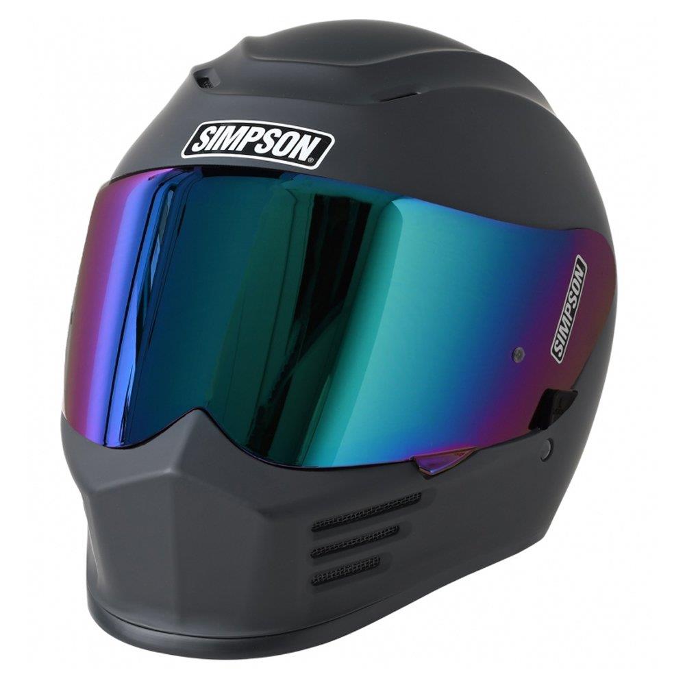 Simpson Speed Solid Full Face Motorcycle Motorbike Road Crash Helmet ECE 22.06 - Picture 5 of 9