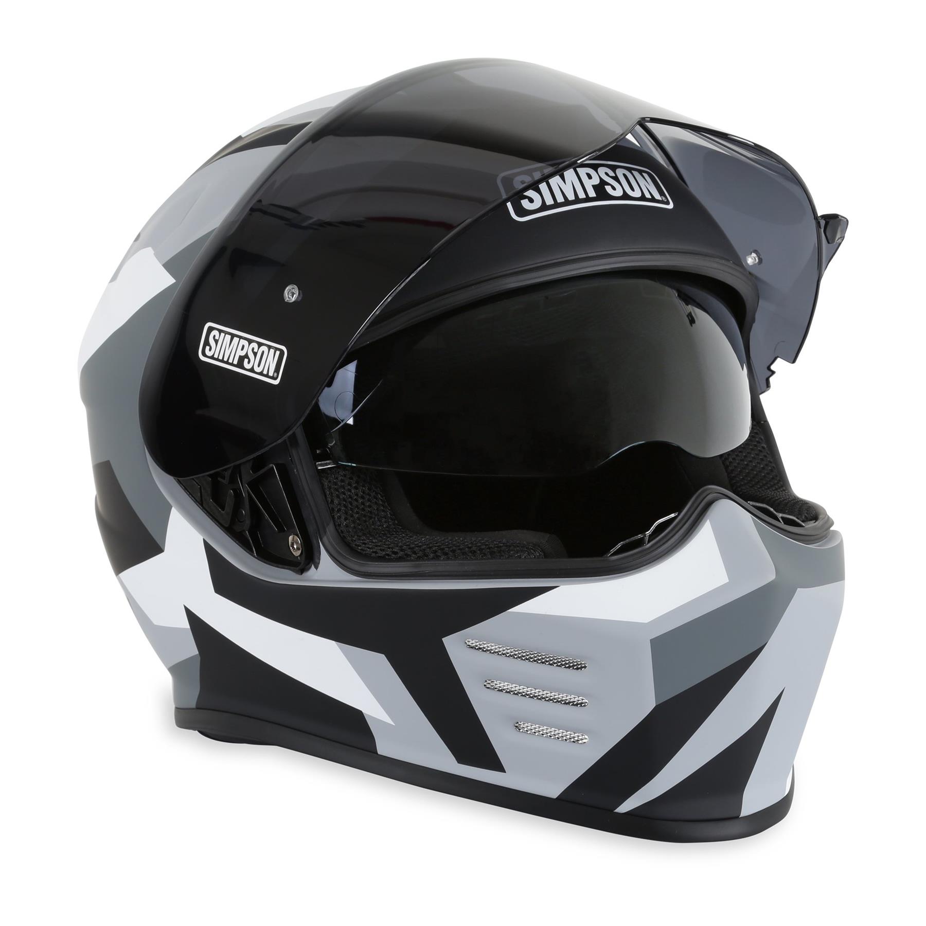 Simpson Venom Full Face Motorcycle Motorbike Sports Touring Helmet ECE 22-06 - Picture 13 of 15