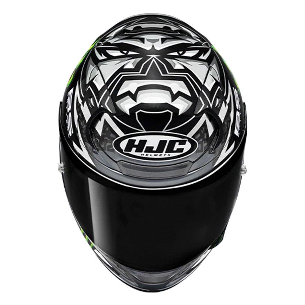 HJC RPHA 12 Fabio Quartararo El Diablo MotoGP Helmet - ECE R22.06 Replica Black - Picture 4 of 5