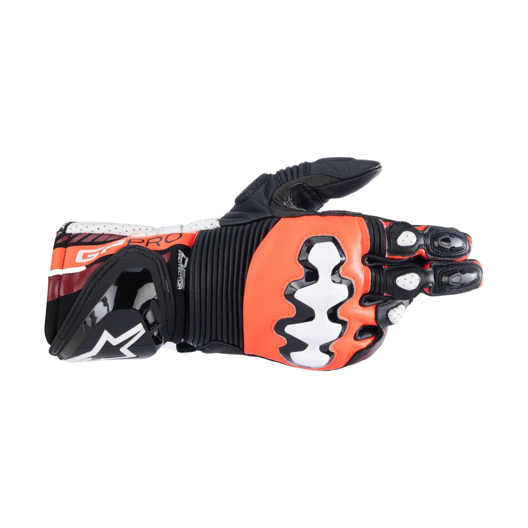 Alpinestars GP Pro R4 Leather Black Red Flou White