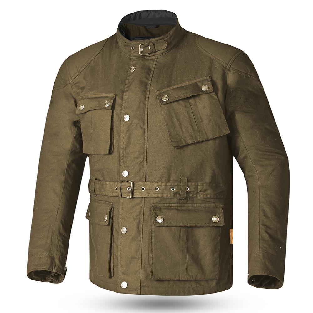 BELA Tectical Wax Cotton Urban Touring Men’s Motorcycle Motorbike Jacket Vintage - Picture 19 of 25