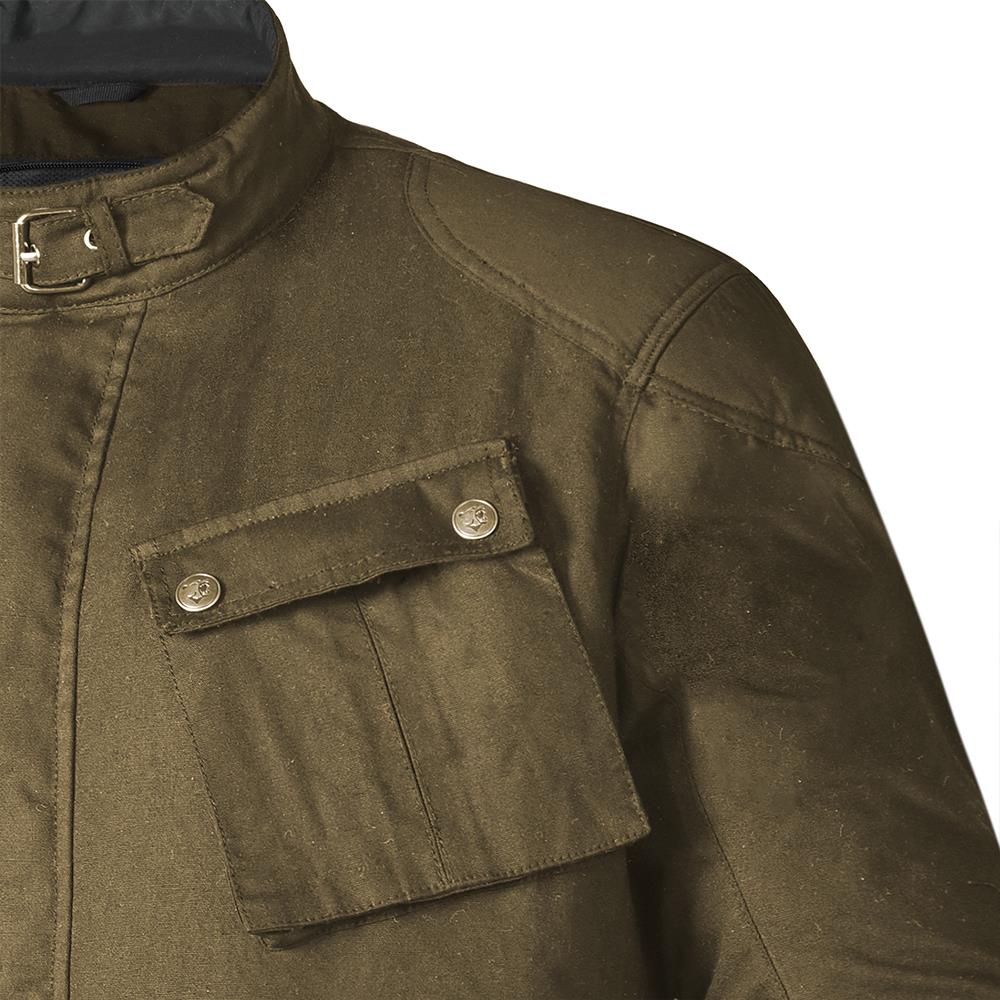 BELA Tectical Wax Cotton Urban Touring Men’s Motorcycle Motorbike Jacket Vintage - Picture 24 of 25