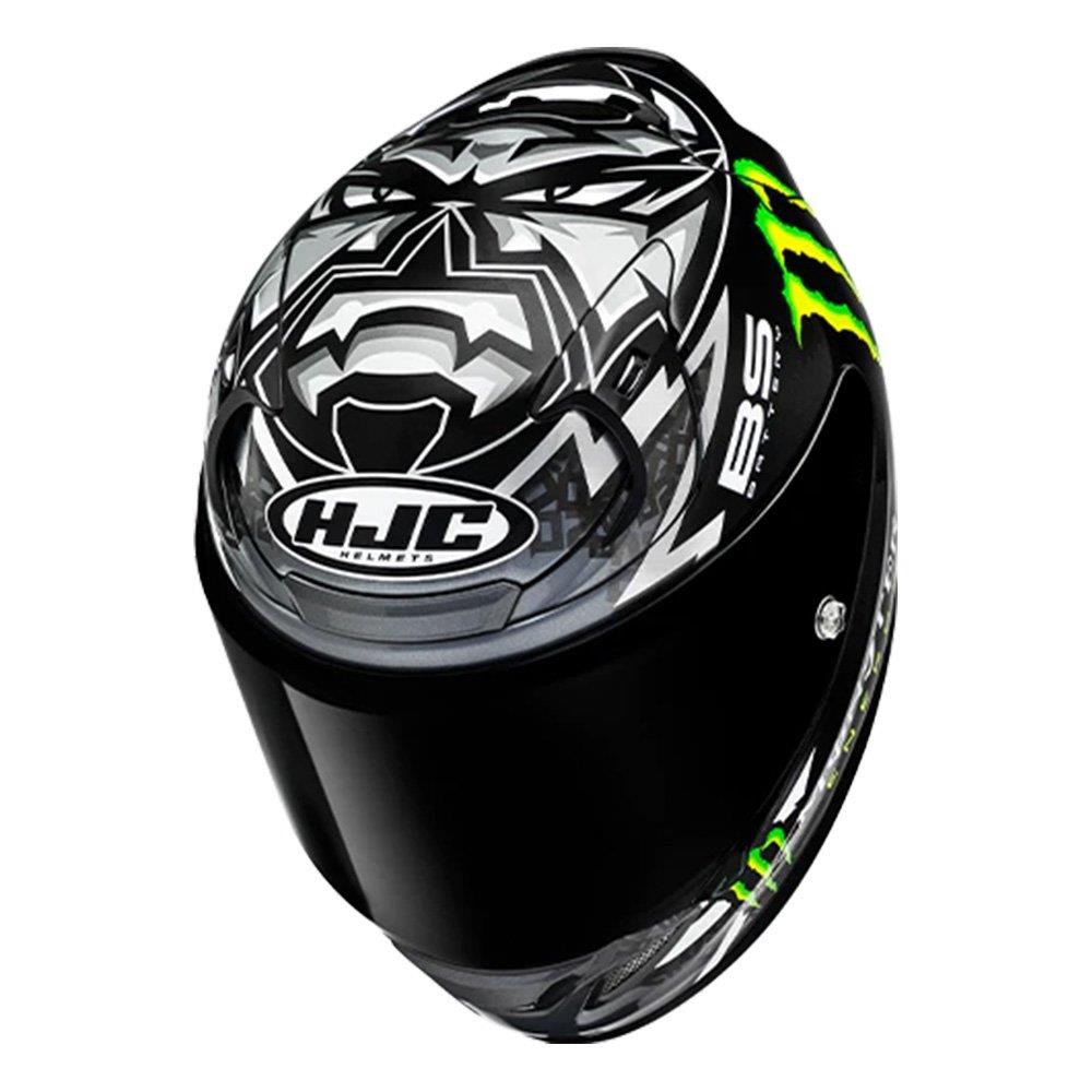 HJC RPHA 12 Fabio Quartararo El Diablo MotoGP Helmet - ECE R22.06 Replica Black - Picture 2 of 5