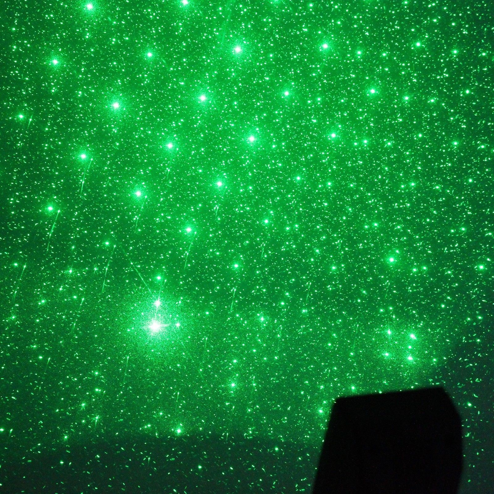 Space Galaxy Laser Projector - Green, Class 2, Mood Light, Star