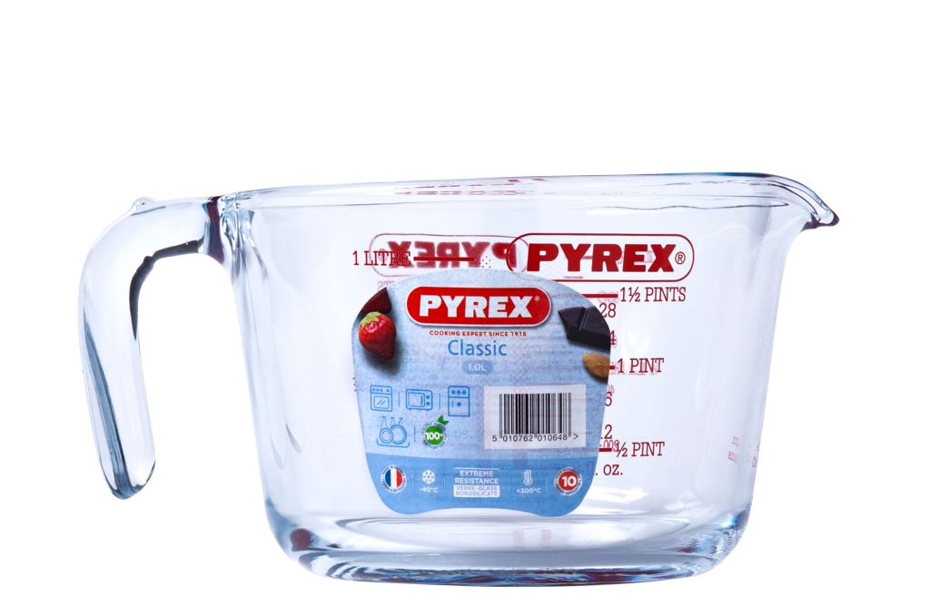 PYREX CLASSIC MEASURING Jug 250ml 500ml 1L Glass Heat Resistant