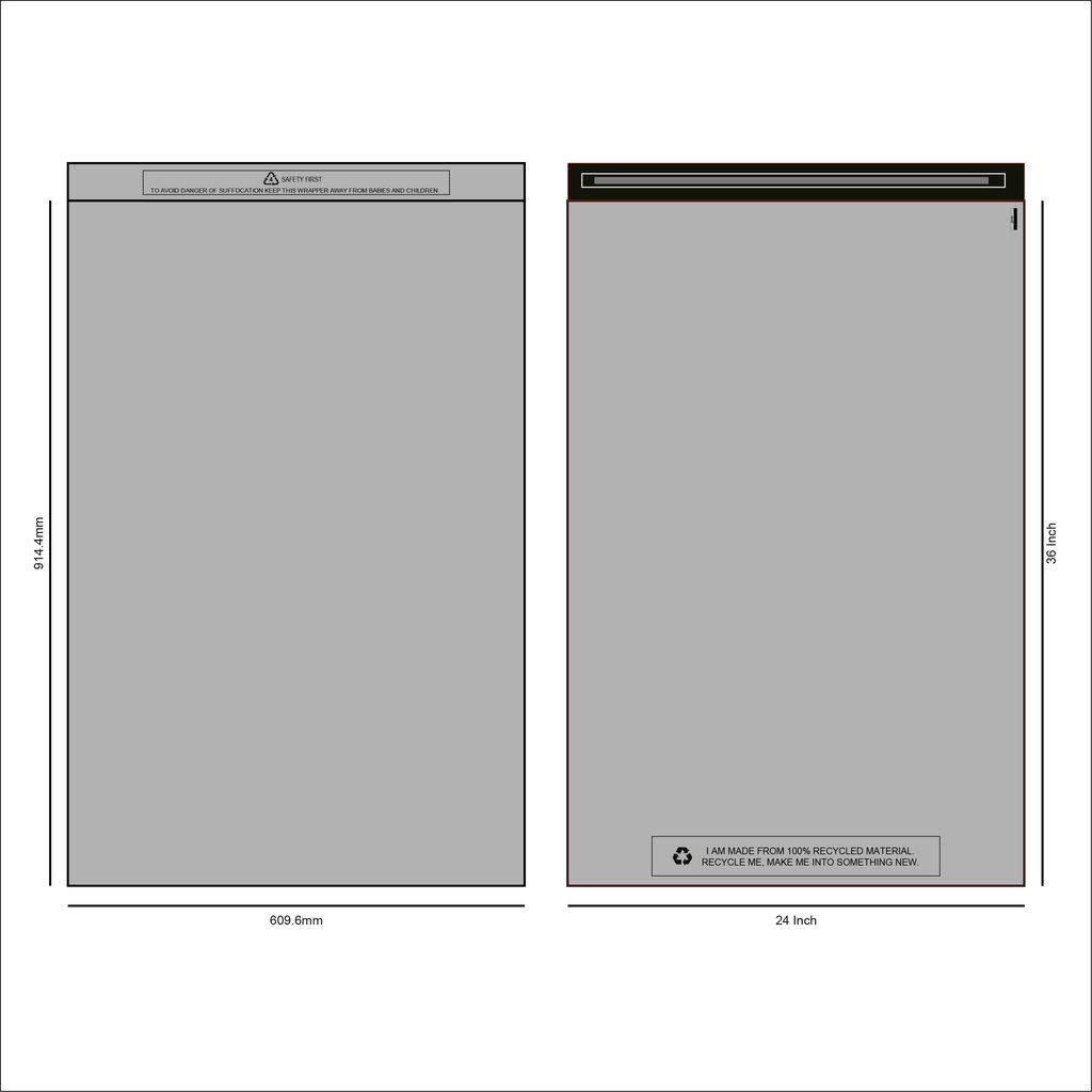 Lotus Grey Recycled Postal Bags-Self-Seal, Eco-Friendly Parcel Mailing & Packing - Picture 44 of 55