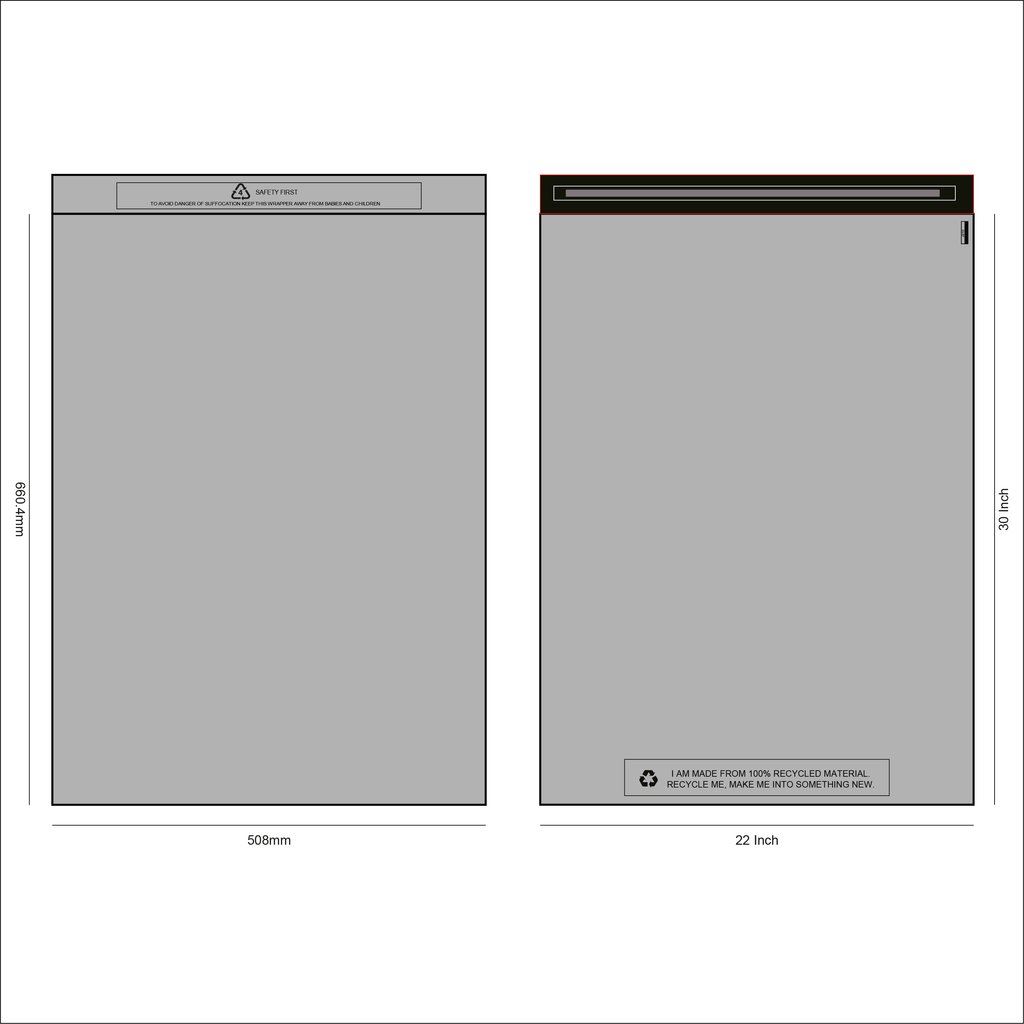 Lotus Grey Recycled Postal Bags-Self-Seal, Eco-Friendly Parcel Mailing & Packing - Picture 41 of 55