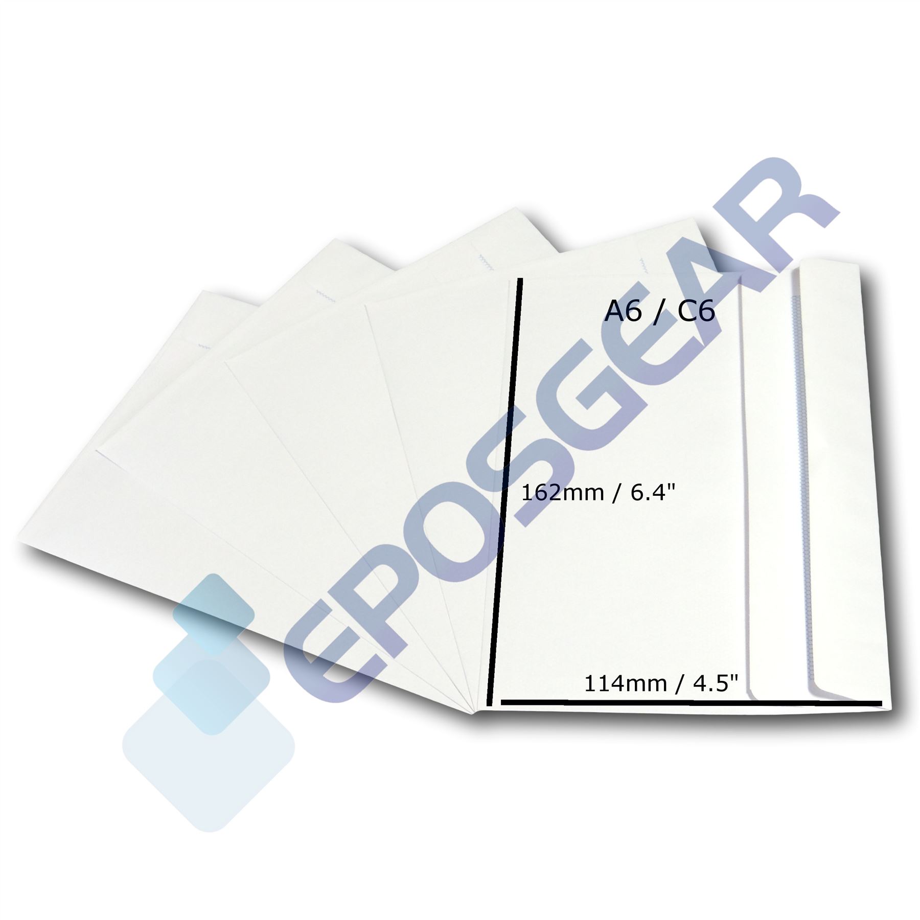 A6 C6 A5 C5 Plain White Self Seal Wallet Letter Invite Post Packing Envelopes - Picture 3 of 3